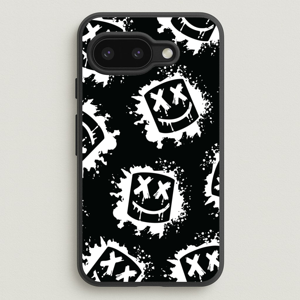 Black And White Helmet DJ Pattern - Marshmello Phone Case for Google Pixel 9a