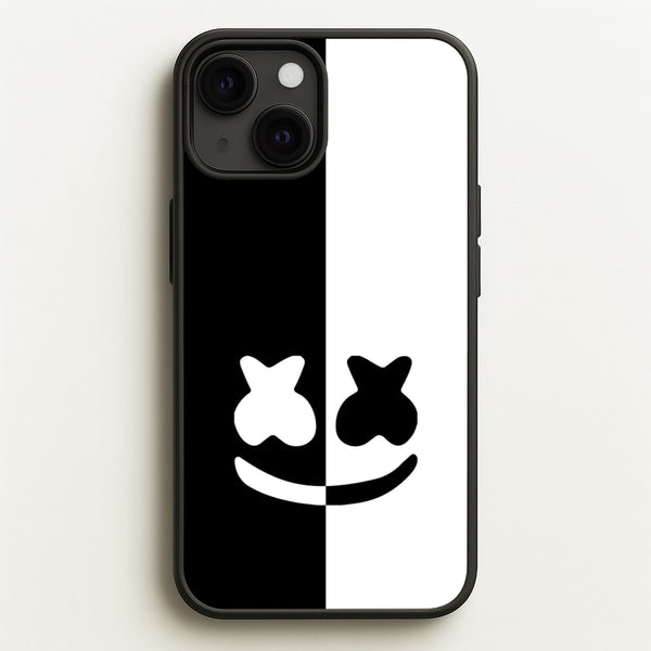Dual Sides Helmet DJ - Marshmello Phone Case for iPhone 13