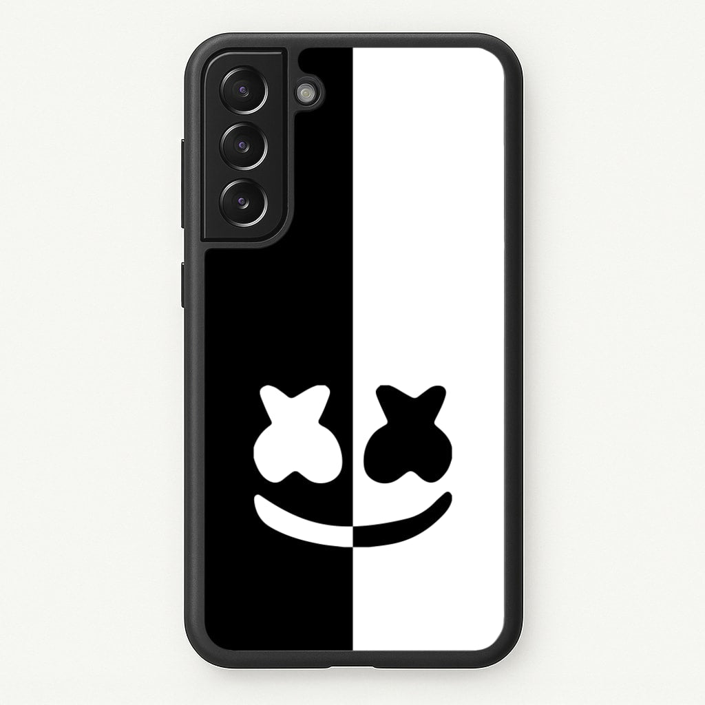 Dual Sides Helmet DJ - Marshmello Phone Case for Galaxy S21 Plus