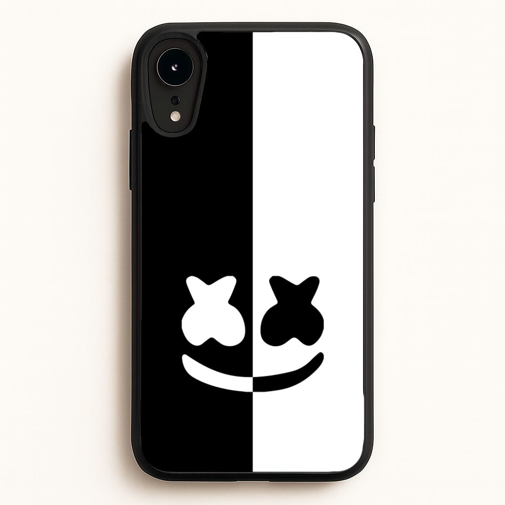 Dual Sides Helmet DJ - Marshmello Phone Case for iPhone XR