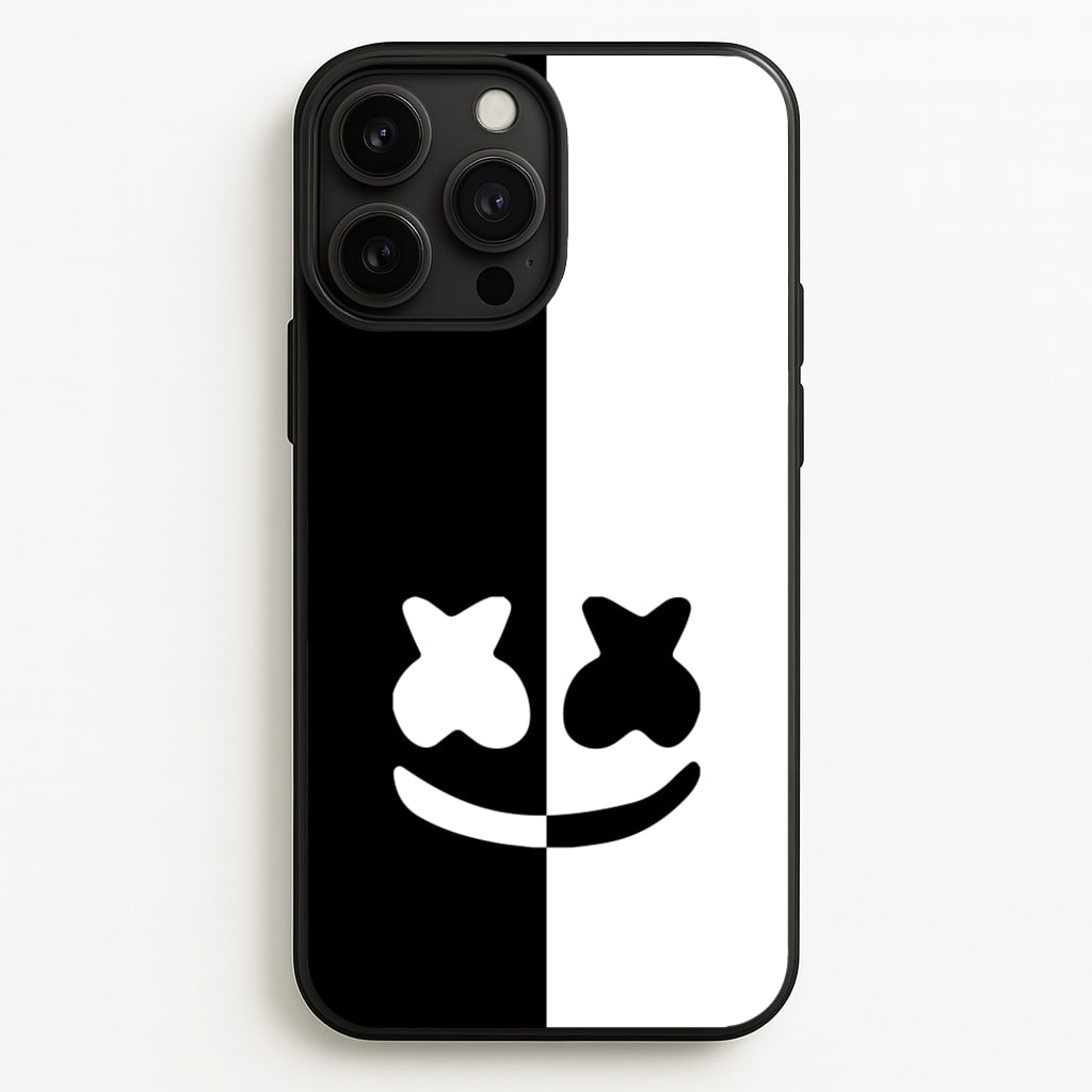 Dual Sides Helmet DJ - Marshmello Phone Case for iPhone 13 Pro Max