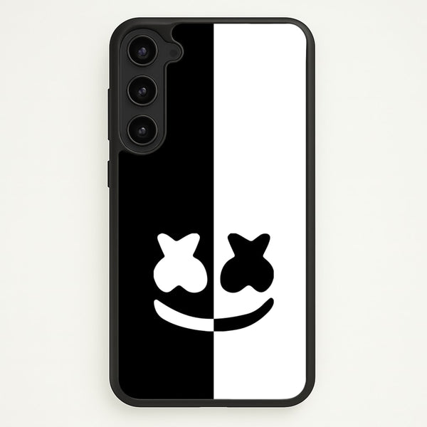 Dual Sides Helmet DJ - Marshmello Phone Case for Galaxy S23 Plus