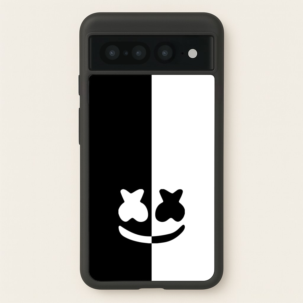Dual Sides Helmet DJ - Marshmello Phone Case for Google Pixel 7 Pro