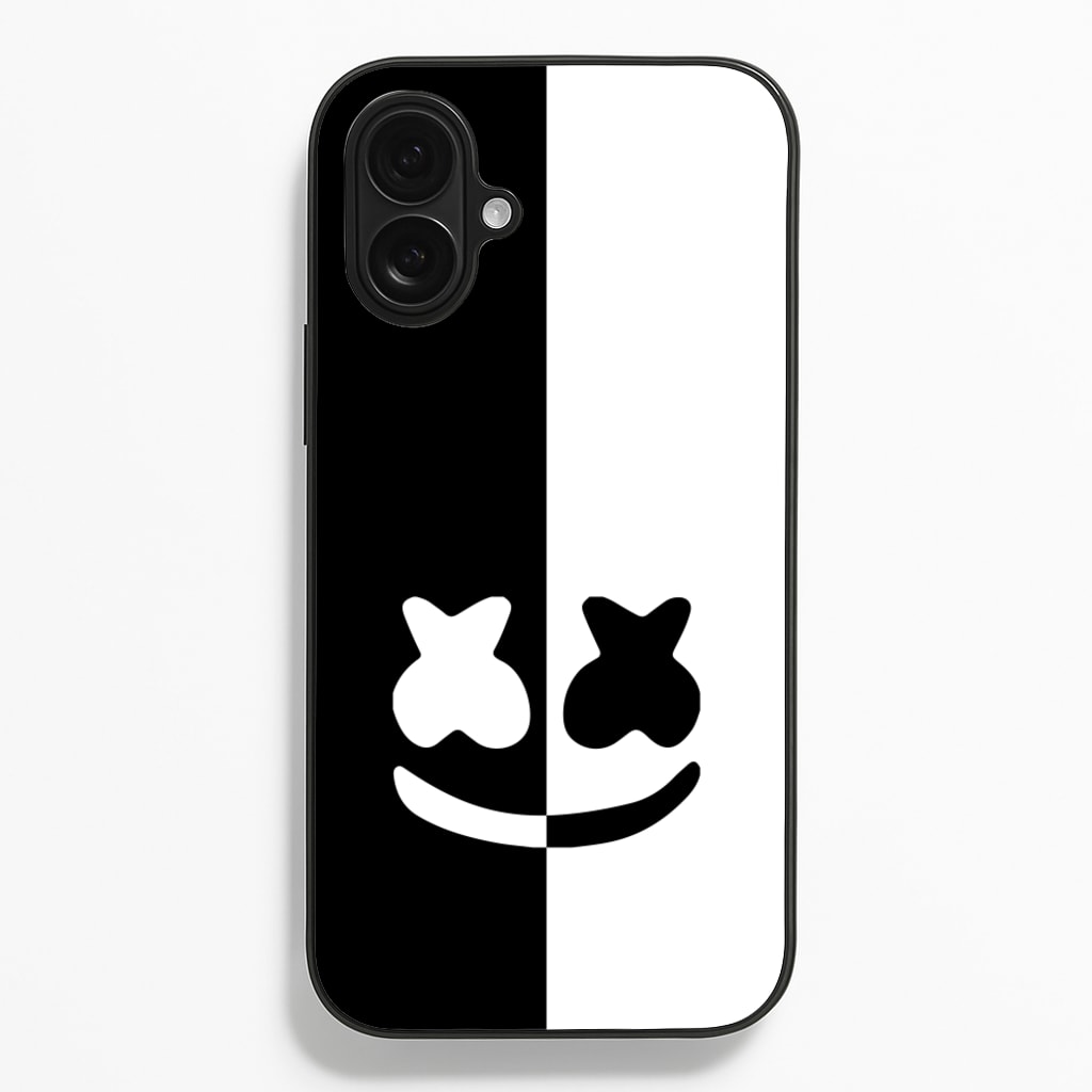 Dual Sides Helmet DJ - Marshmello Phone Case for iPhone 16 Plus