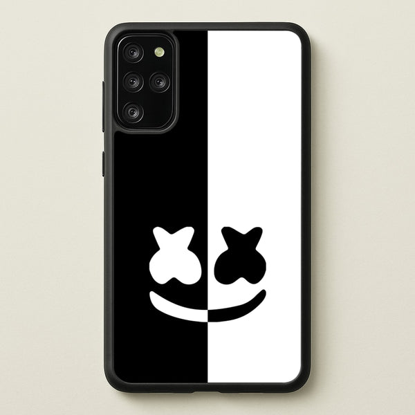 Dual Sides Helmet DJ - Marshmello Phone Case for Galaxy S20 Plus