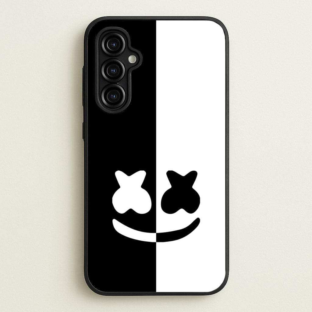 Dual Sides Helmet DJ - Marshmello Phone Case for Galaxy A54