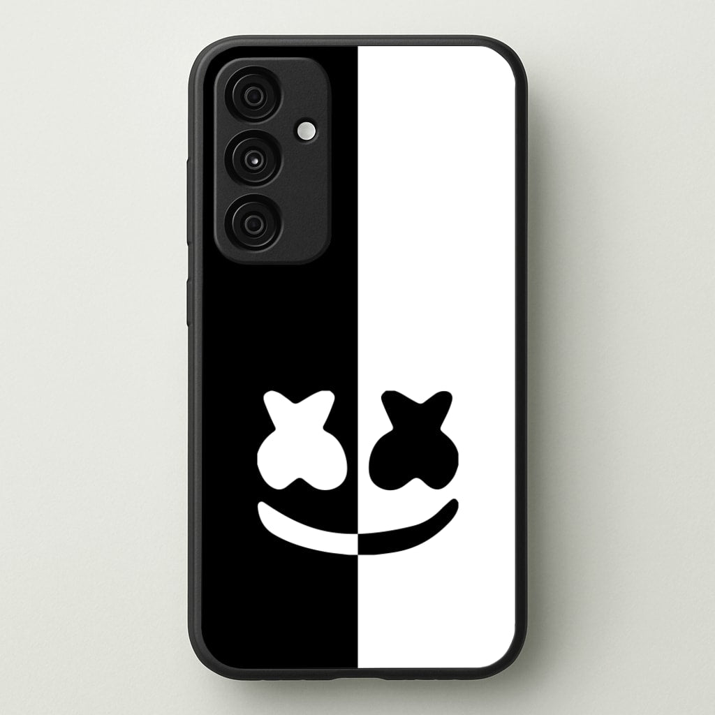 Dual Sides Helmet DJ - Marshmello Phone Case for Galaxy A35