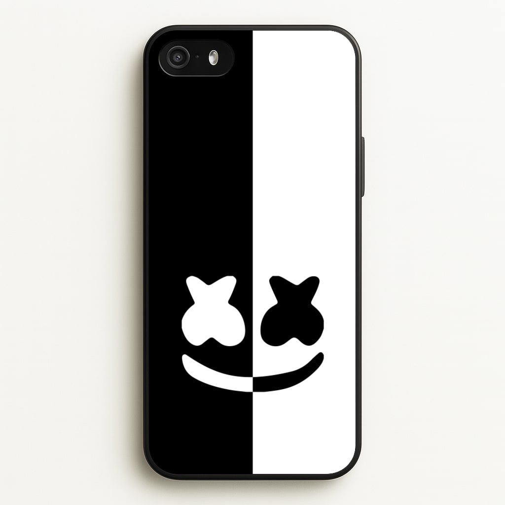 Dual Sides Helmet DJ - Marshmello Phone Case for iPhone 5 / 5s / SE 2016