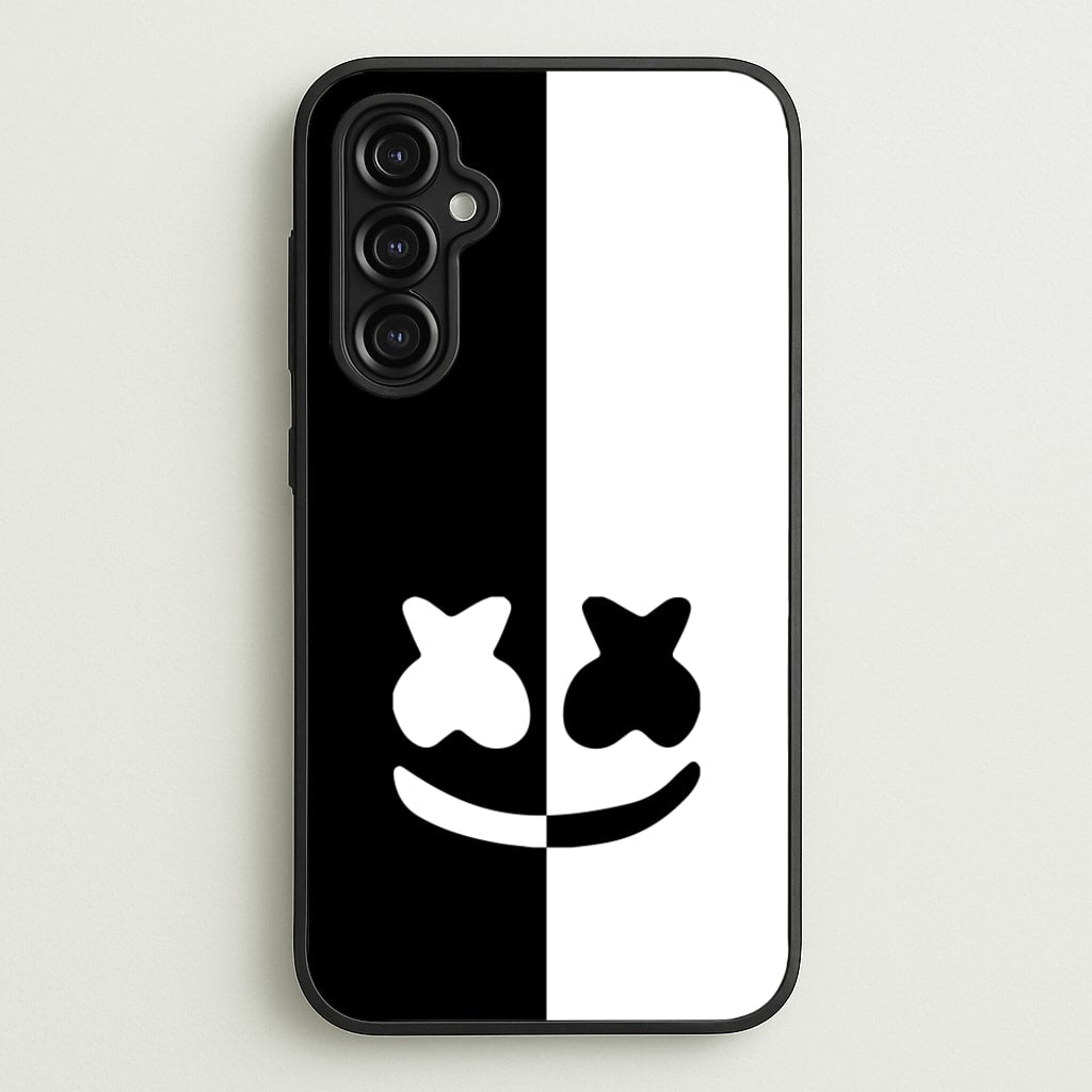 Dual Sides Helmet DJ - Marshmello Phone Case for Galaxy A14