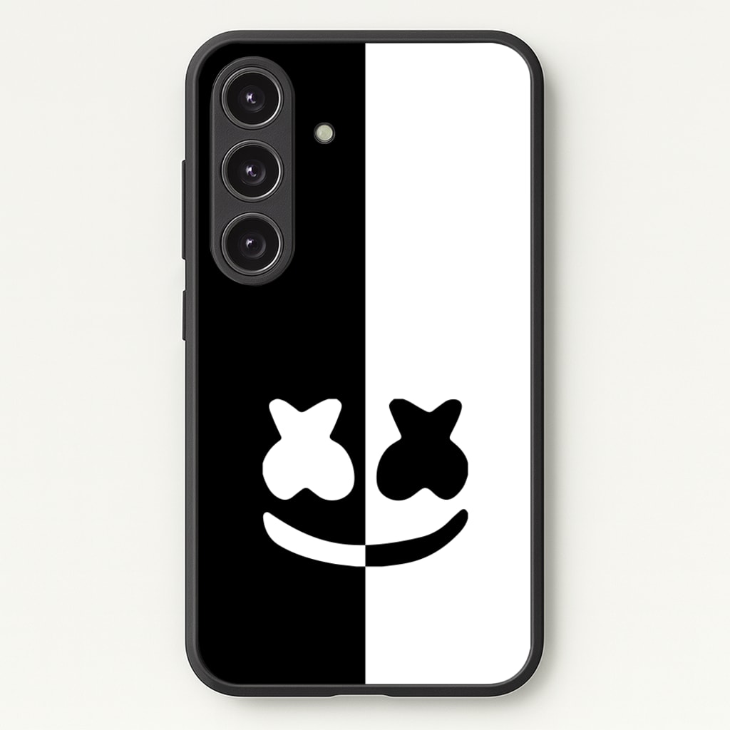 Dual Sides Helmet DJ - Marshmello Phone Case for Galaxy S25 Plus