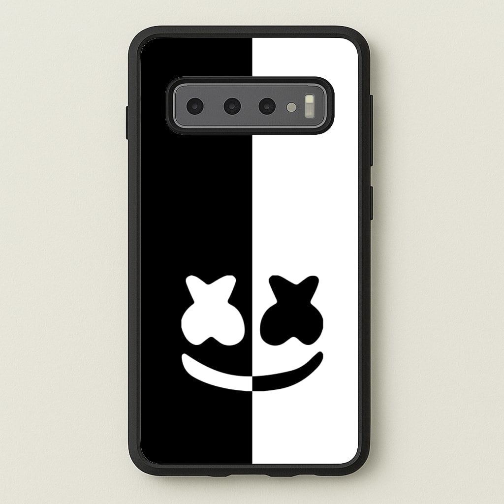 Dual Sides Helmet DJ - Marshmello Phone Case for Galaxy S10