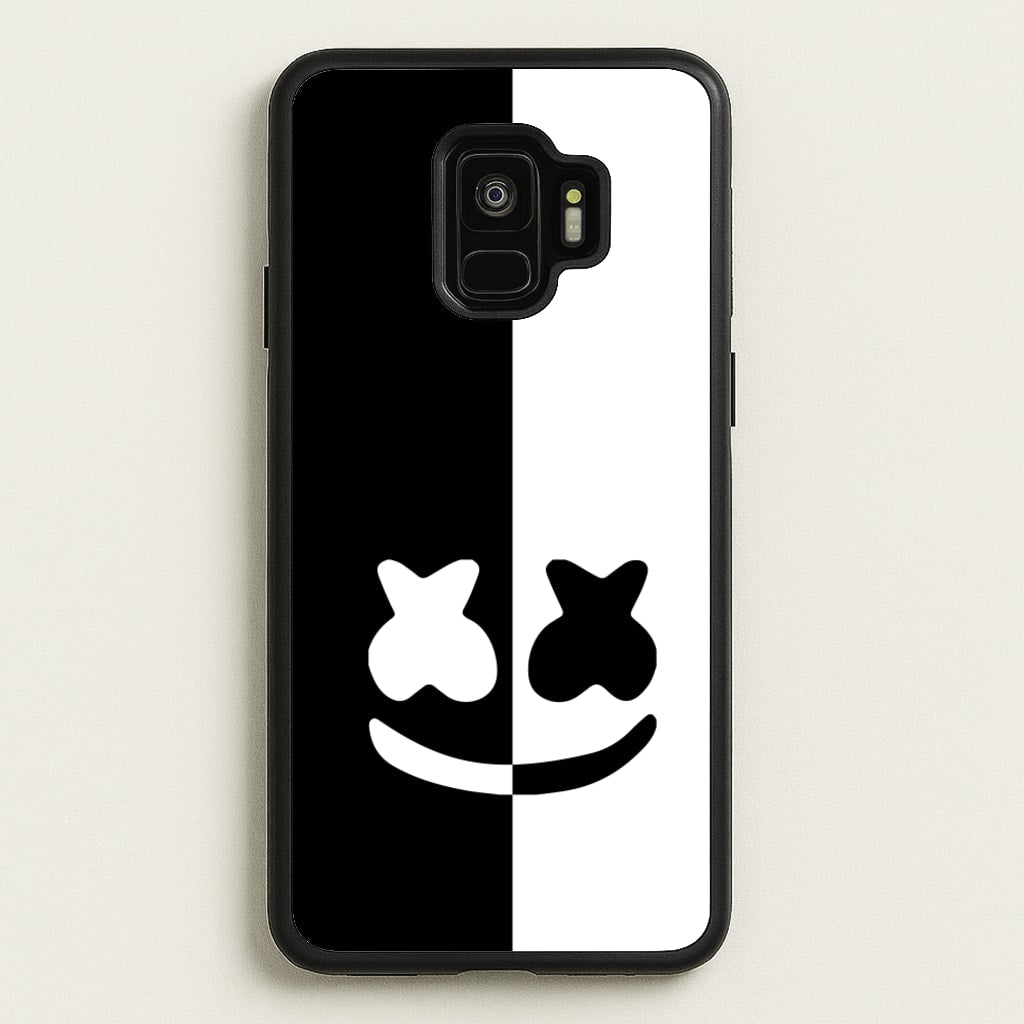 Dual Sides Helmet DJ - Marshmello Phone Case for Galaxy S9