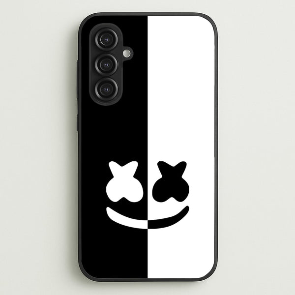 Dual Sides Helmet DJ - Marshmello Phone Case for Galaxy S23FE