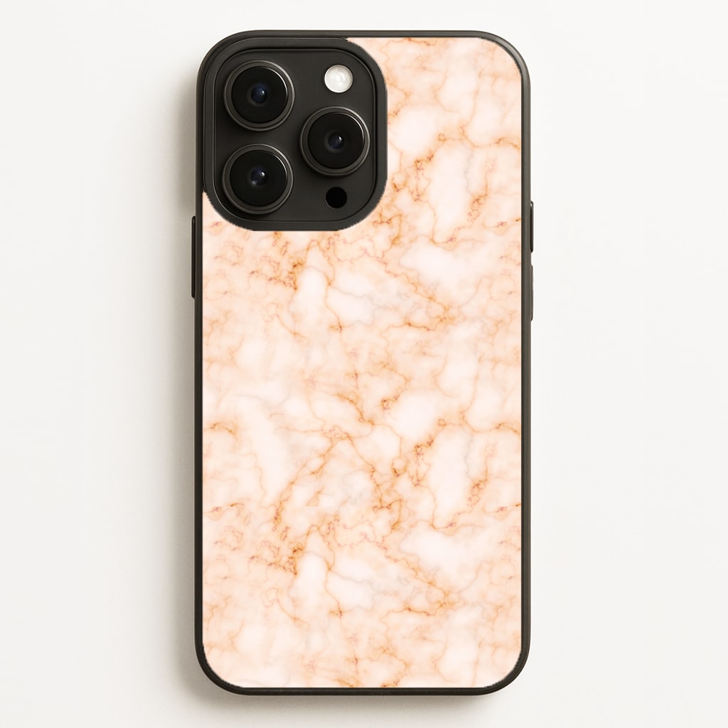 Rose Gold Marble - Marble Phone Case for iPhone 16 Pro Max