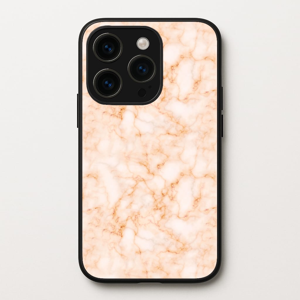 Rose Gold Marble - Marble Phone Case for iPhone 15 Pro