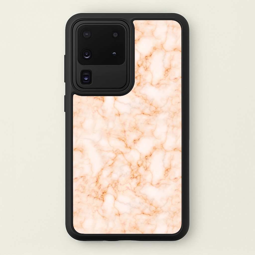 Rose Gold Marble - Marble Phone Case for Galaxy S20 Ultra