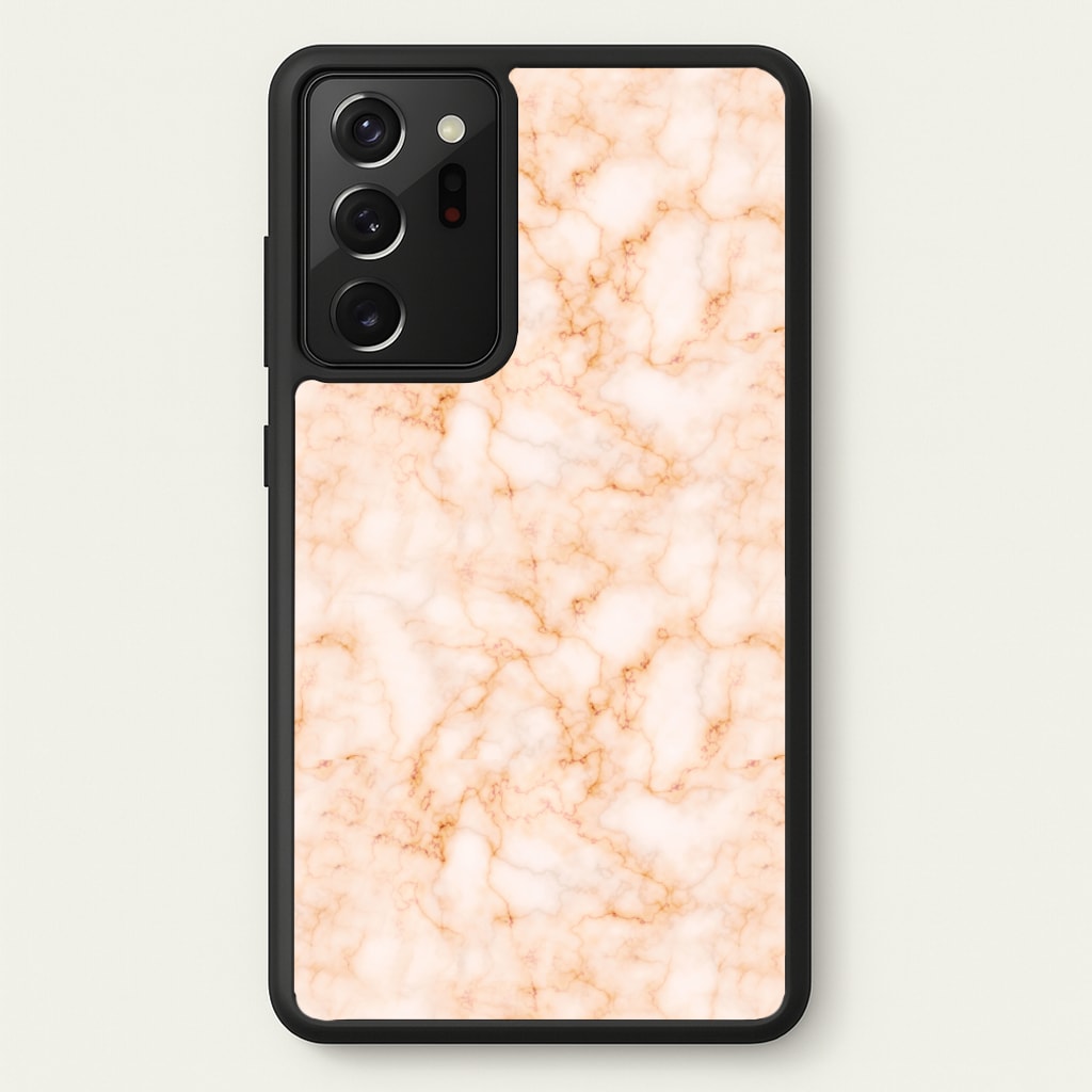 Rose Gold Marble - Marble Phone Case for Galaxy Note 20 Ultra