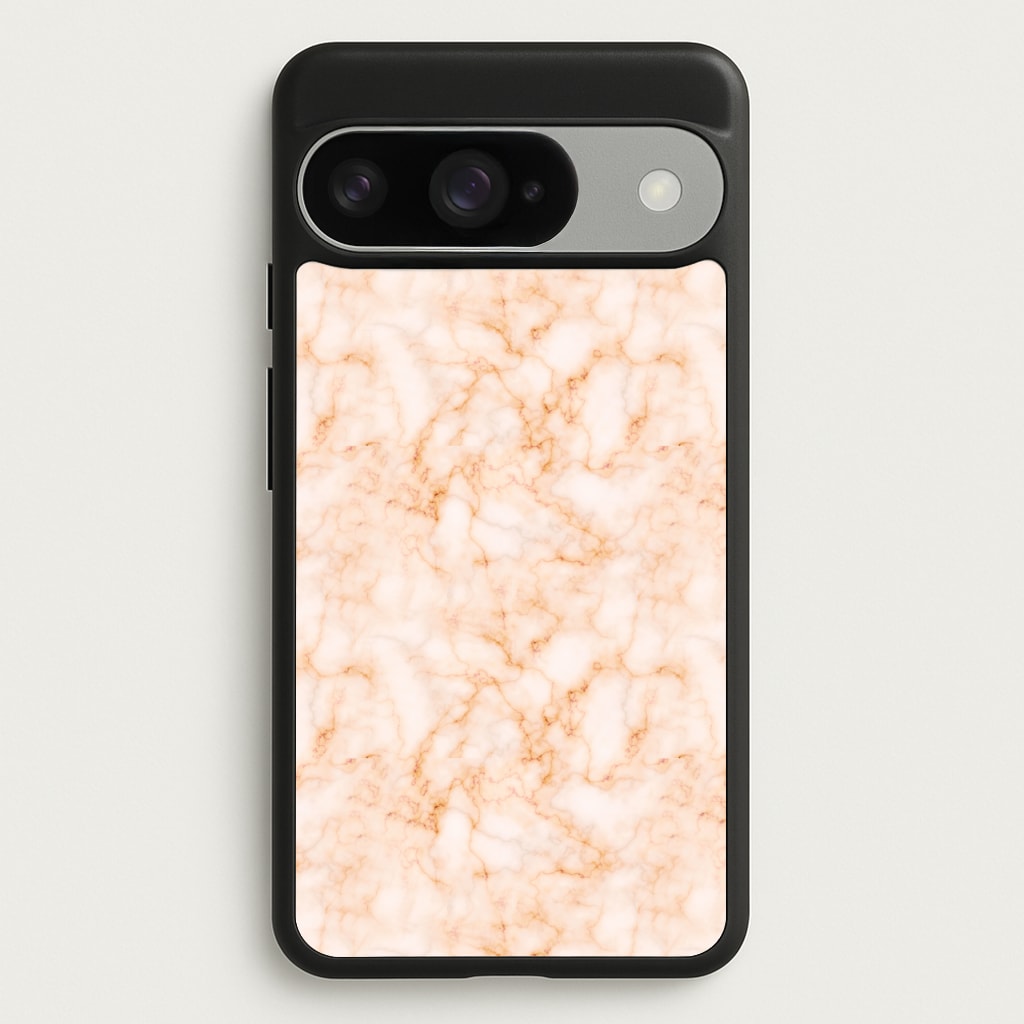 Rose Gold Marble Phone Case for Google Pixel 10 / 10 Pro