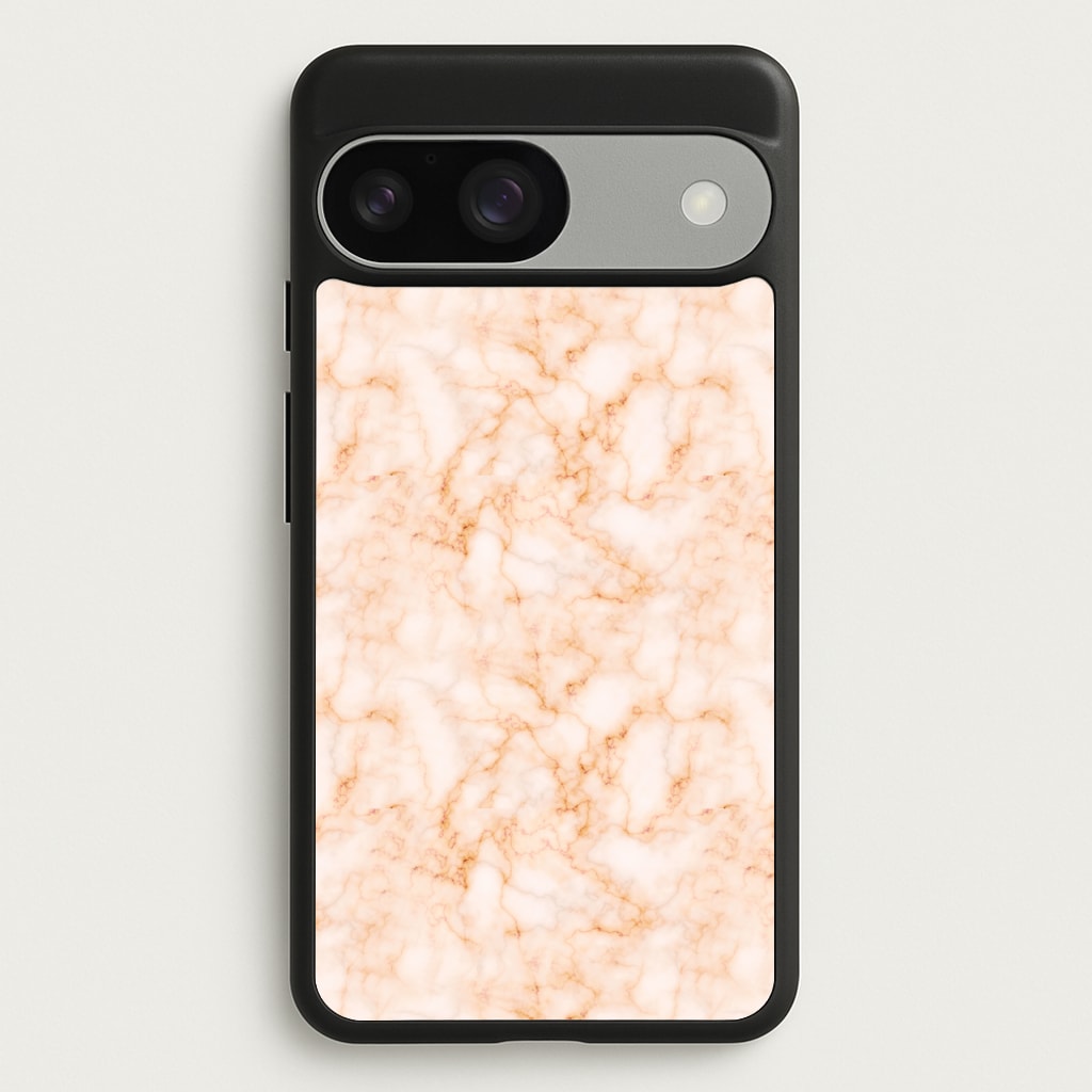 Rose Gold Marble - Marble Phone Case for Google Pixel 9 / 9 Pro