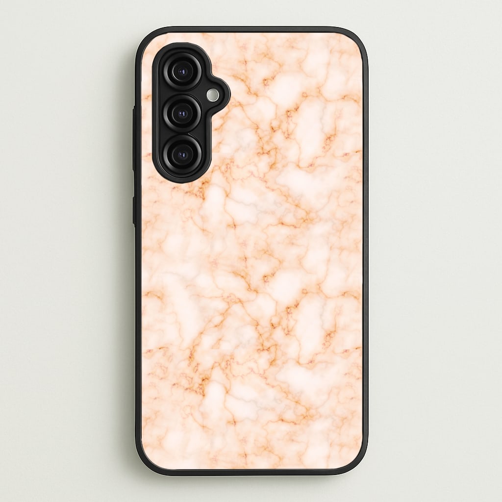 Rose Gold Marble - Marble Phone Case for Galaxy A14