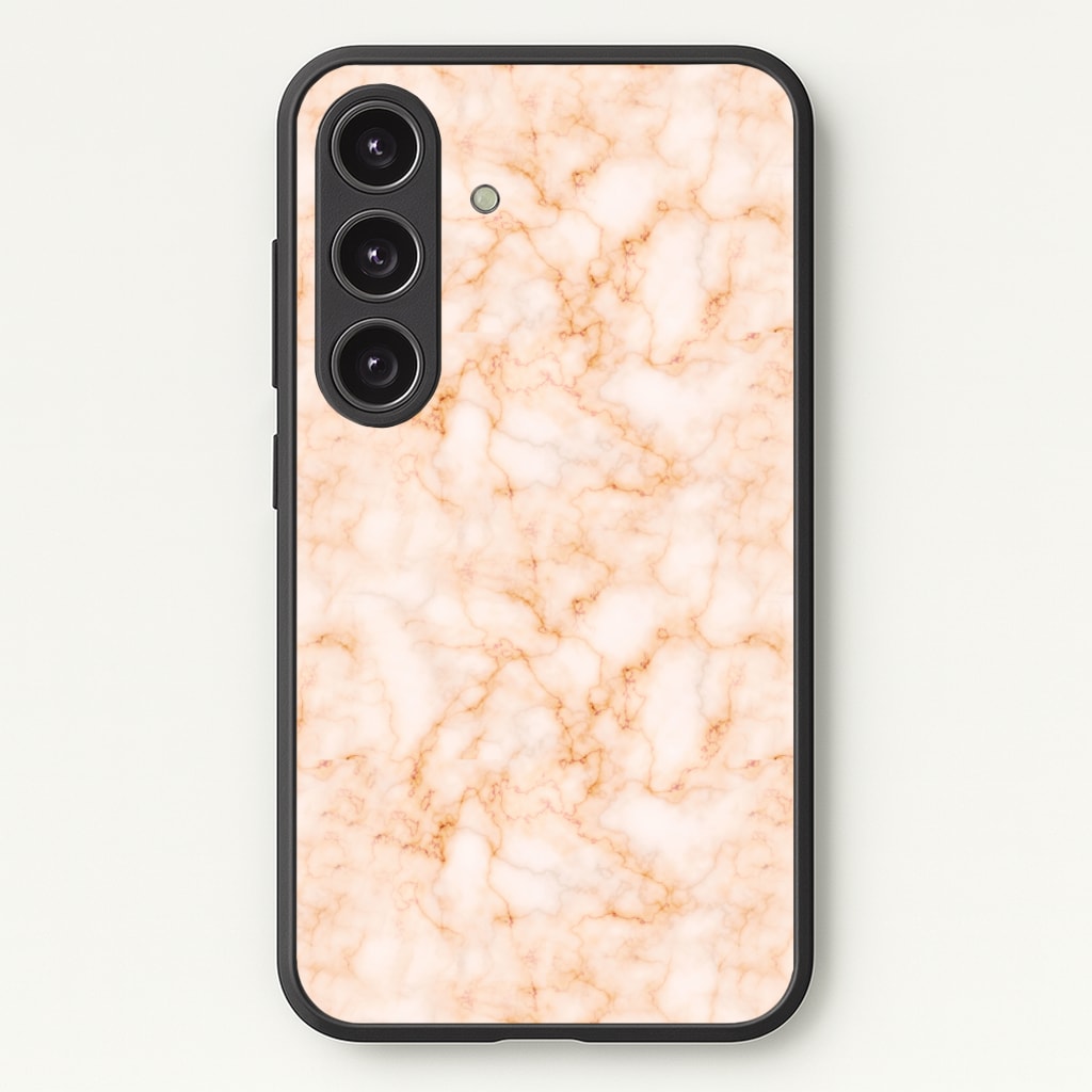 Rose Gold Marble - Marble Phone Case for Galaxy S25