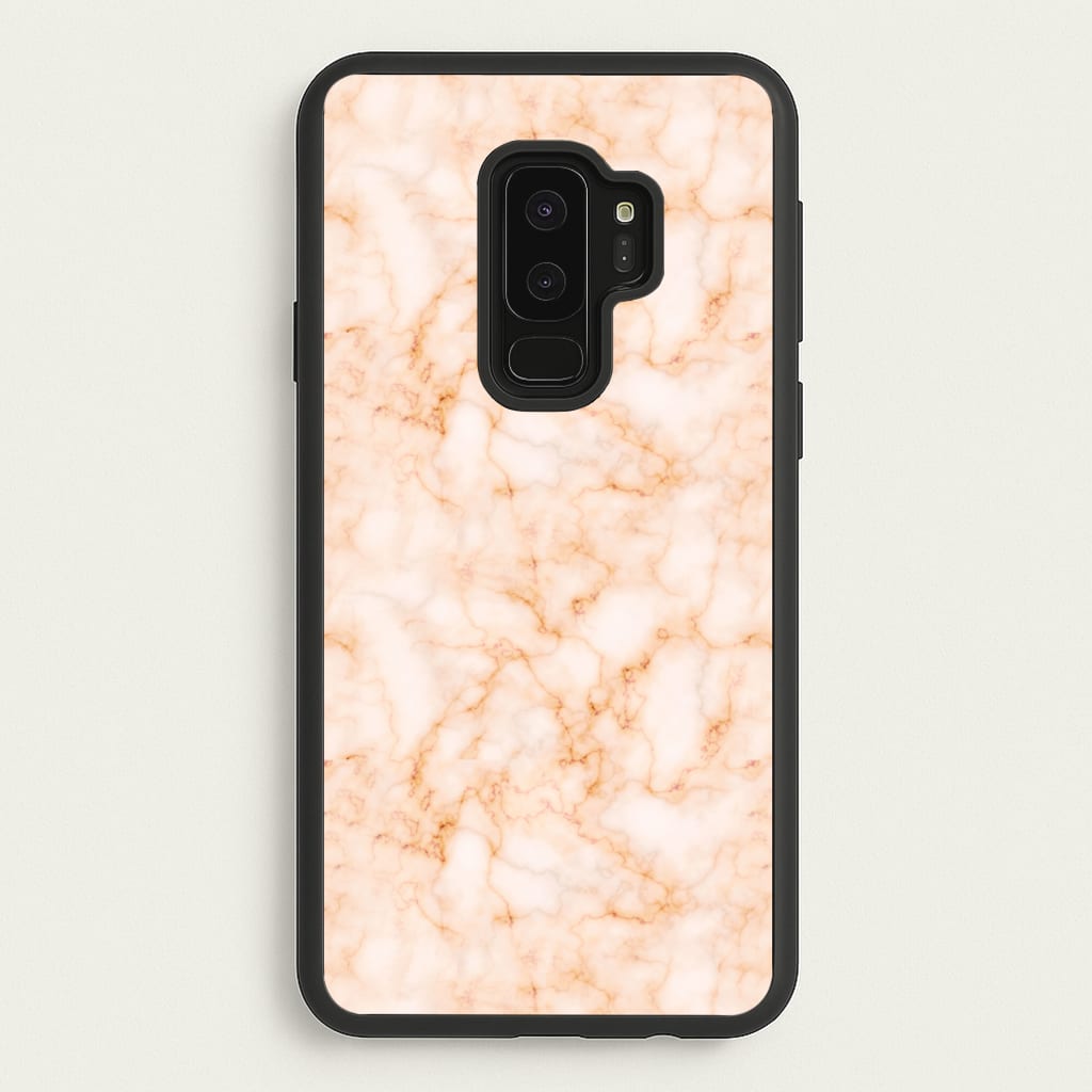 Rose Gold Marble - Marble Phone Case for Galaxy S9 Plus