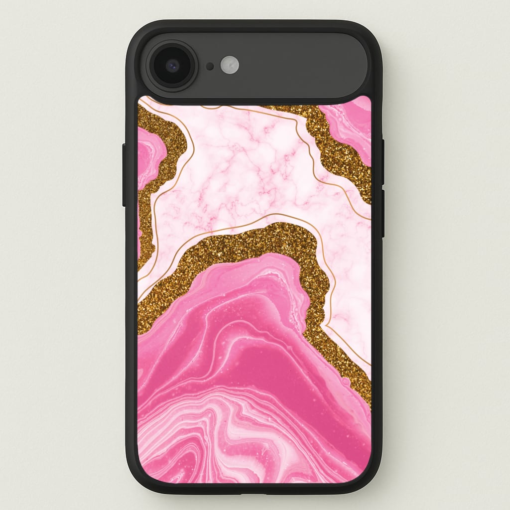 Marble Rock Veins And Glitter Phone Case for iPhone 17 Air