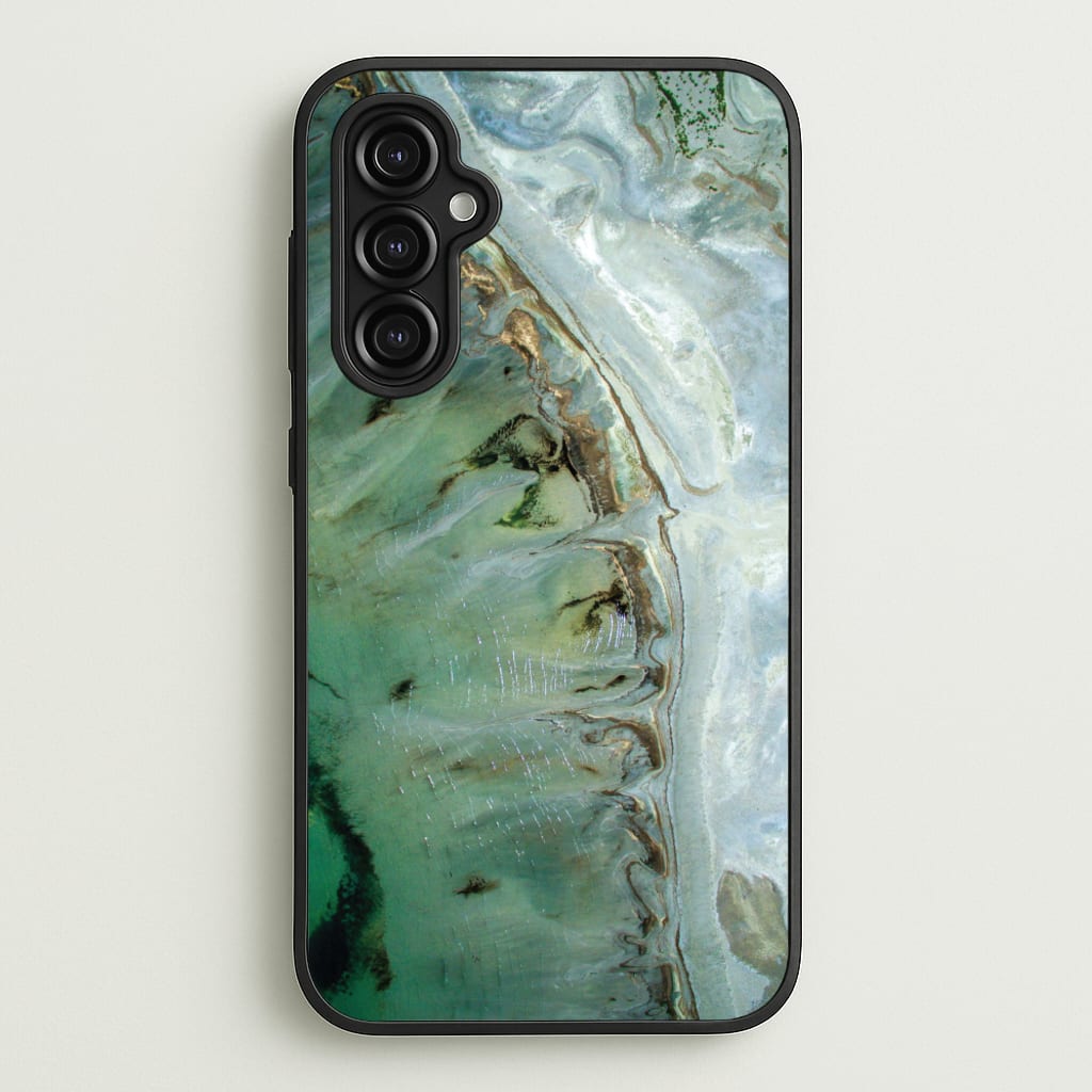 Emerald Marble - Marble Phone Case for Galaxy A14
