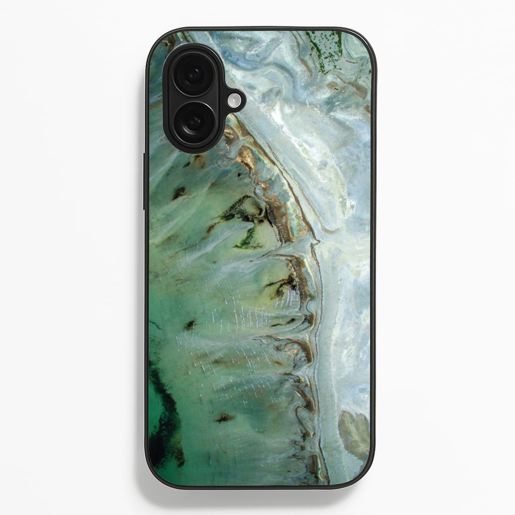 Emerald Marble - Marble Phone Case for iPhone 16 Plus