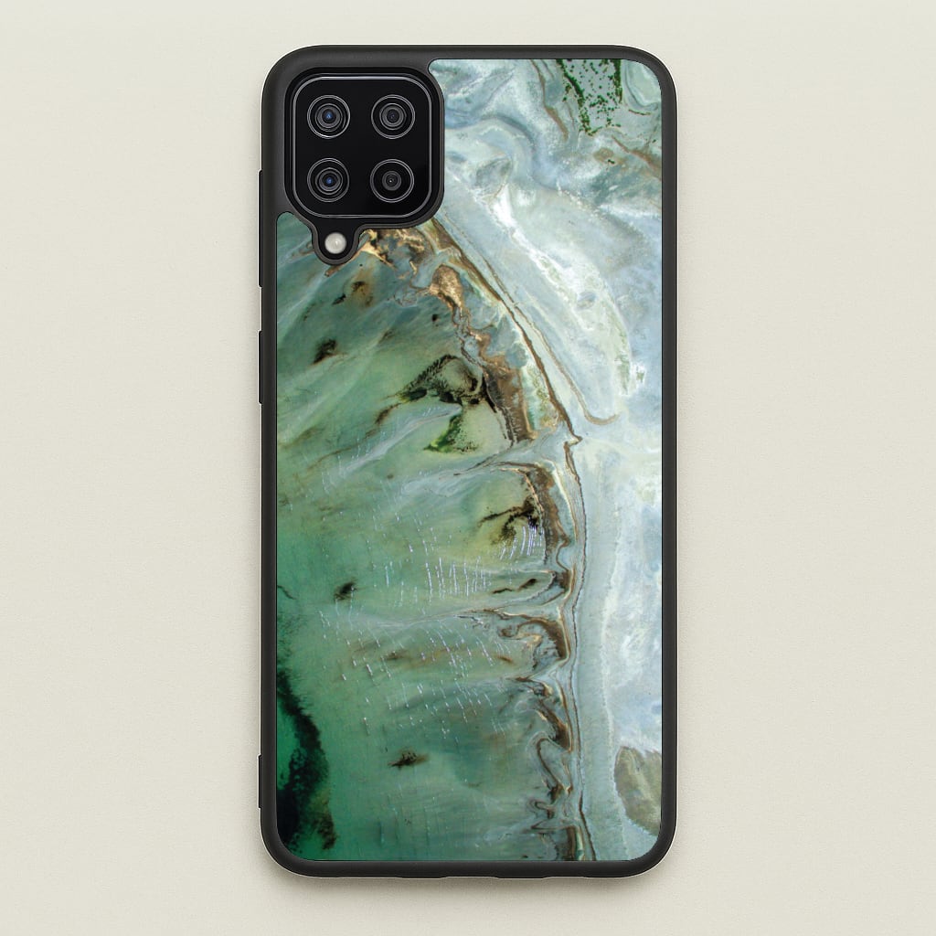 Emerald Marble - Marble Phone Case for Galaxy A12