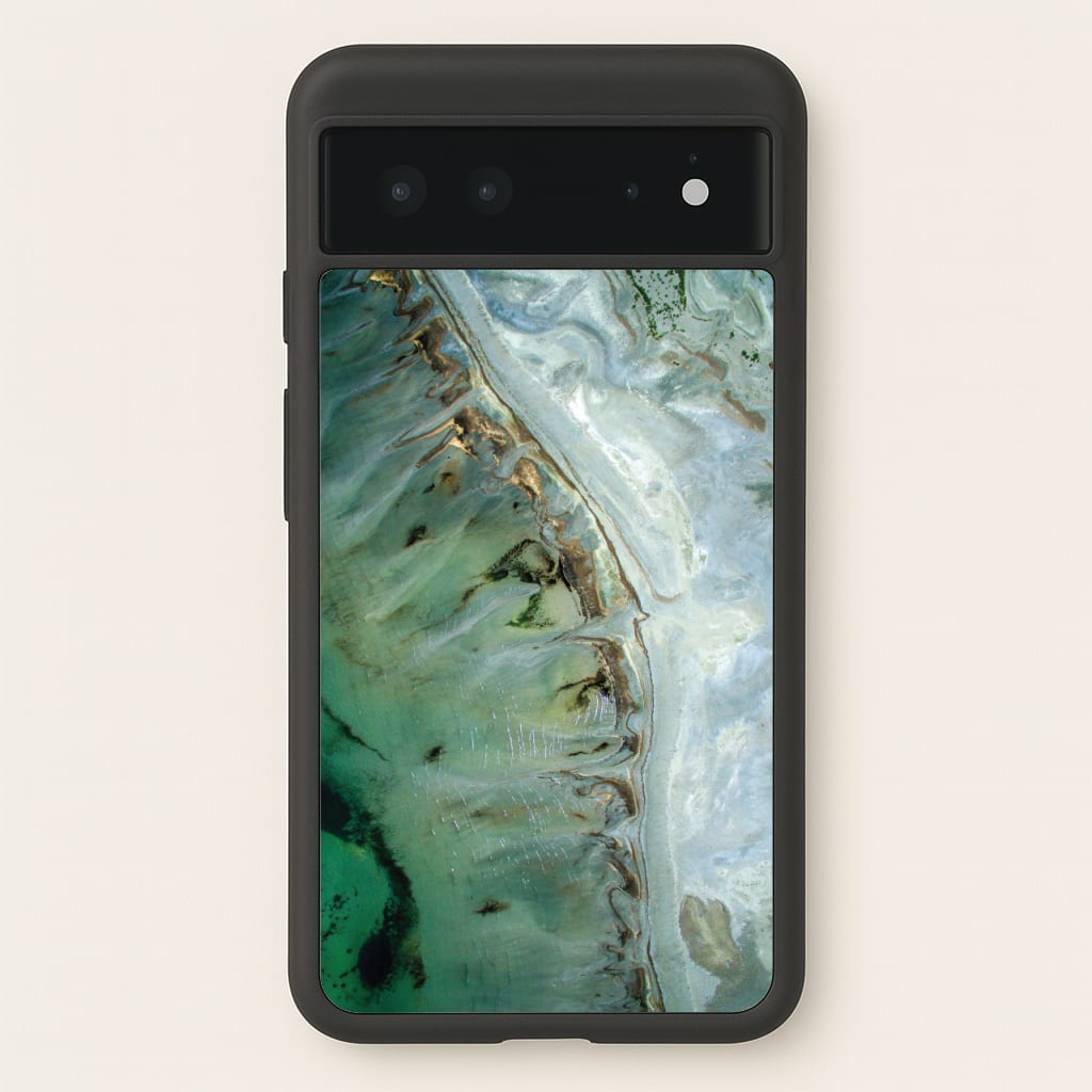 Emerald Marble - Marble Phone Case for Google Pixel 6
