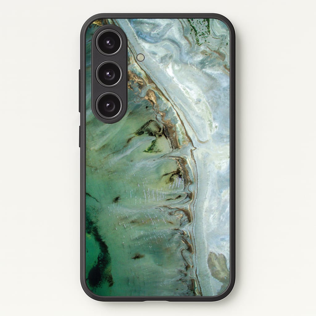 Emerald Marble - Marble Phone Case for Galaxy S25 Plus