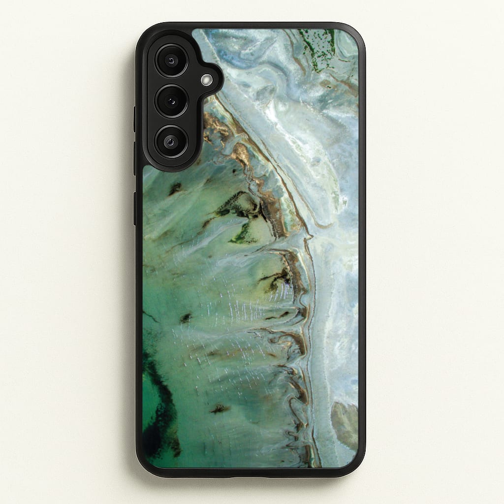 Emerald Marble - Marble Phone Case for Galaxy A34
