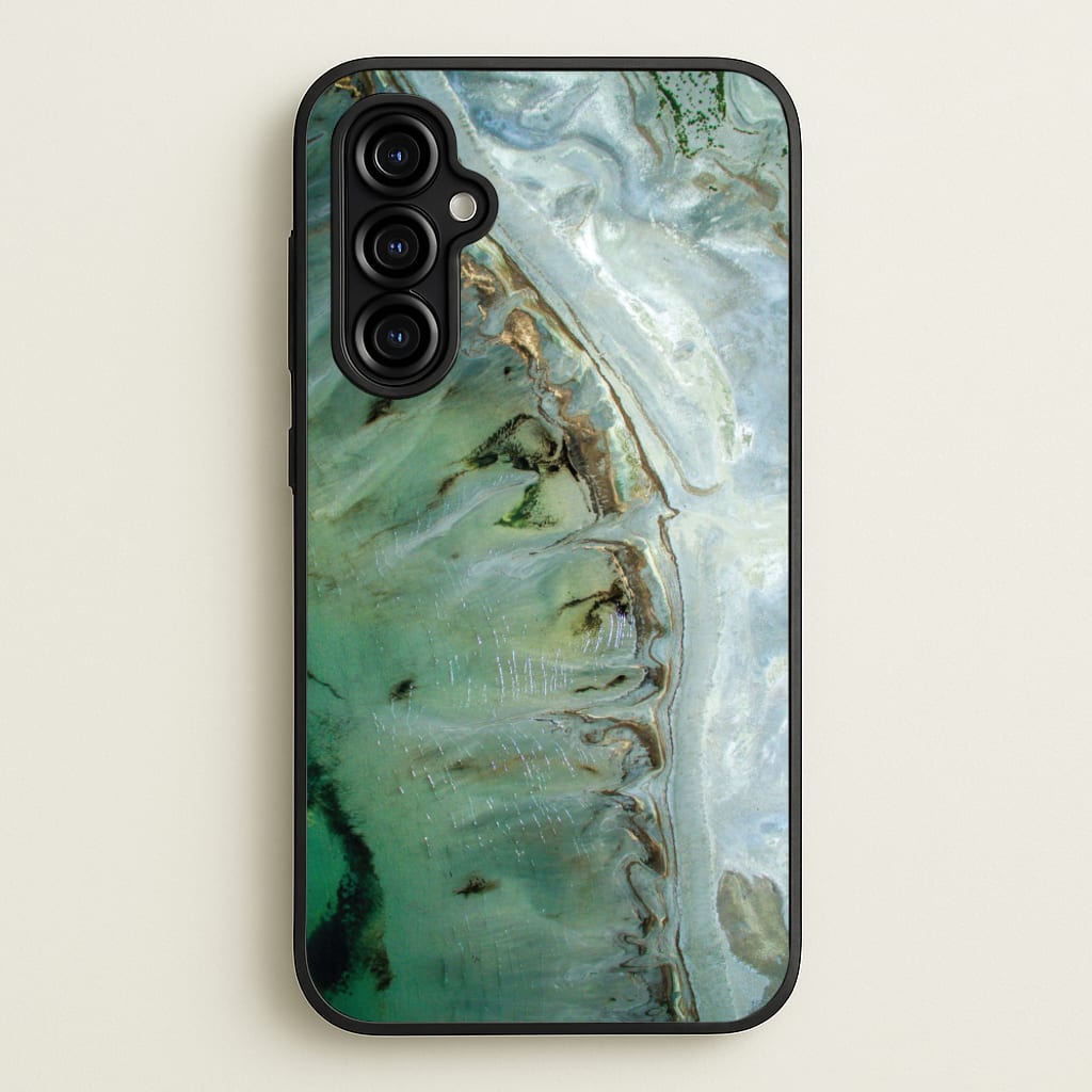 Emerald Marble - Marble Phone Case for Galaxy A54