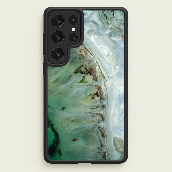 Emerald Marble - Marble Phone Case for Galaxy S22 Ultra