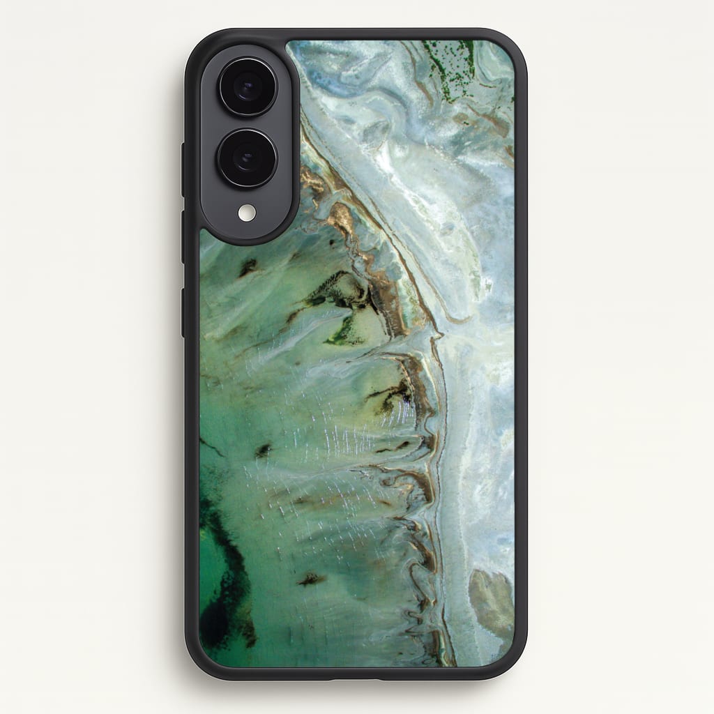 Emerald Marble - Marble Phone Case for Galaxy S25 Edge