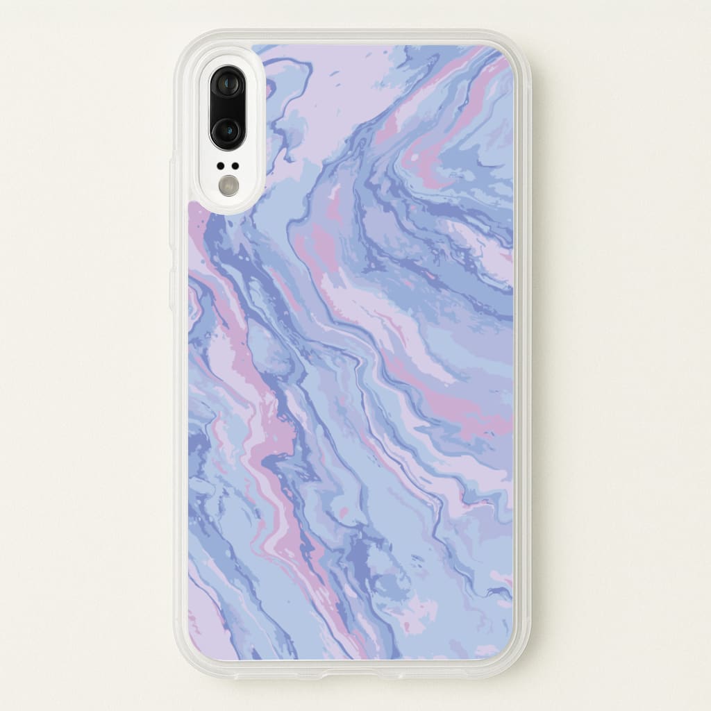 Purple Cloudy Marble - Marble Phone Case for Huawei P20