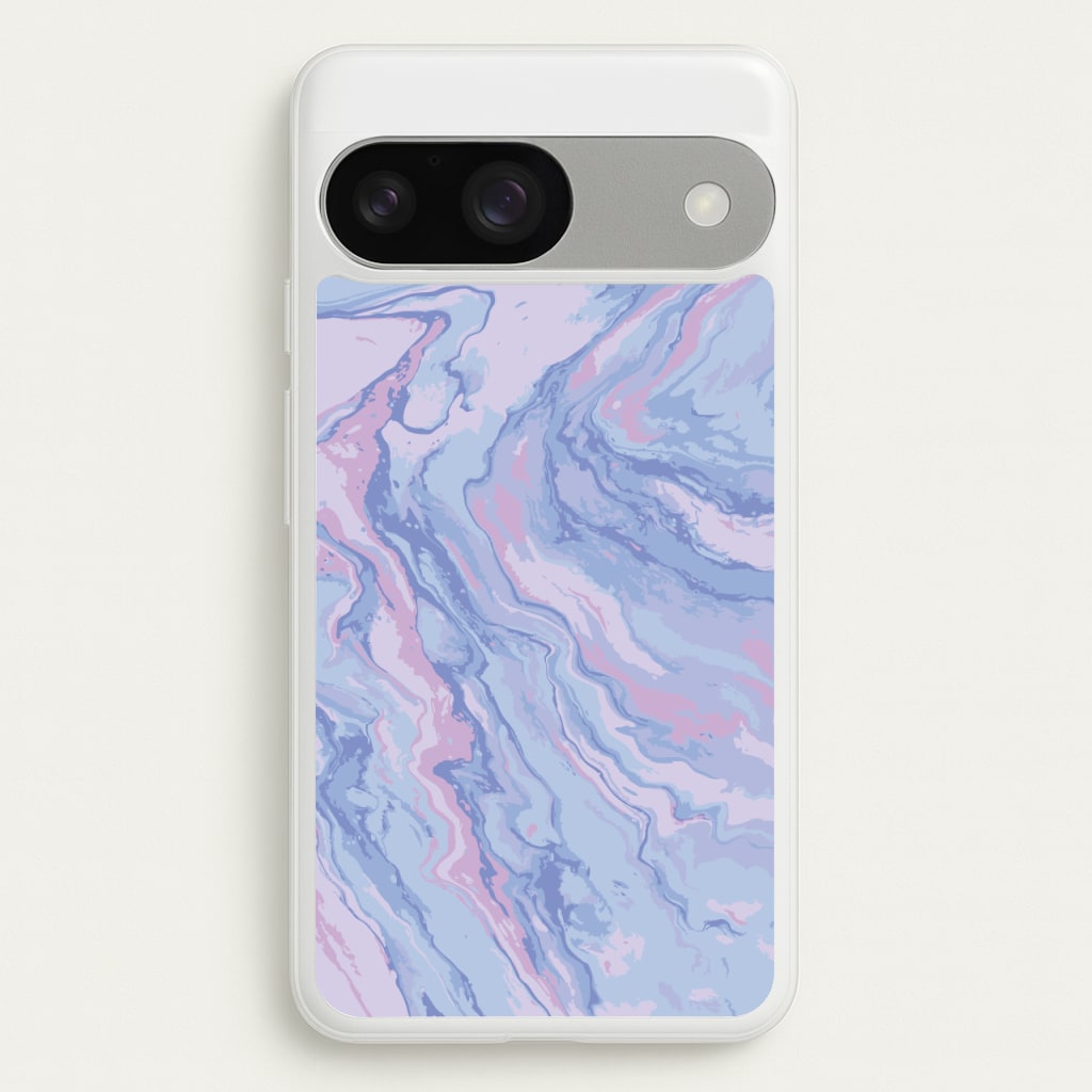 Purple Cloudy Marble - Marble Phone Case for Google Pixel 9 / 9 Pro
