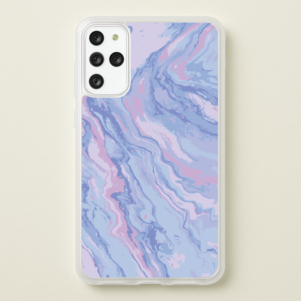 Purple Cloudy Marble - Marble Phone Case for Galaxy S20 Plus