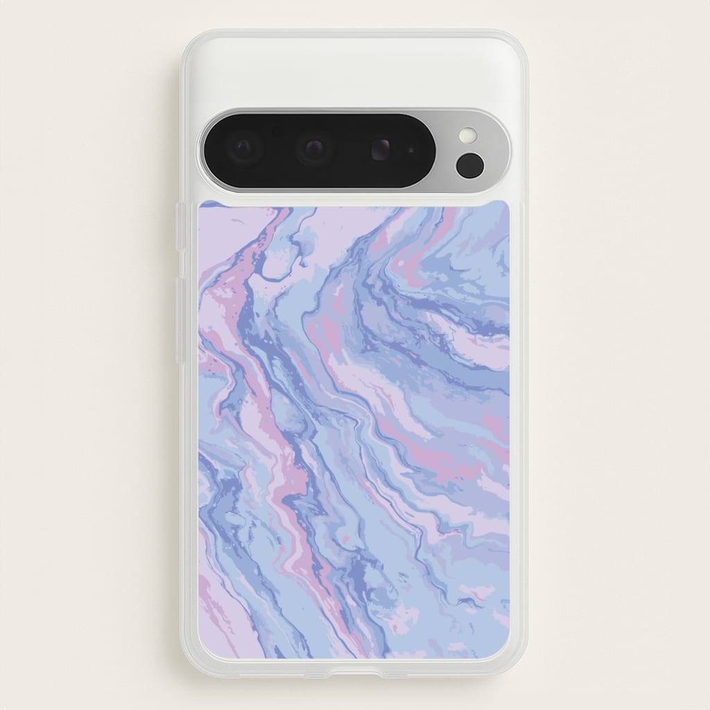 Purple Cloudy Marble - Marble Phone Case for Google Pixel 9 Pro XL