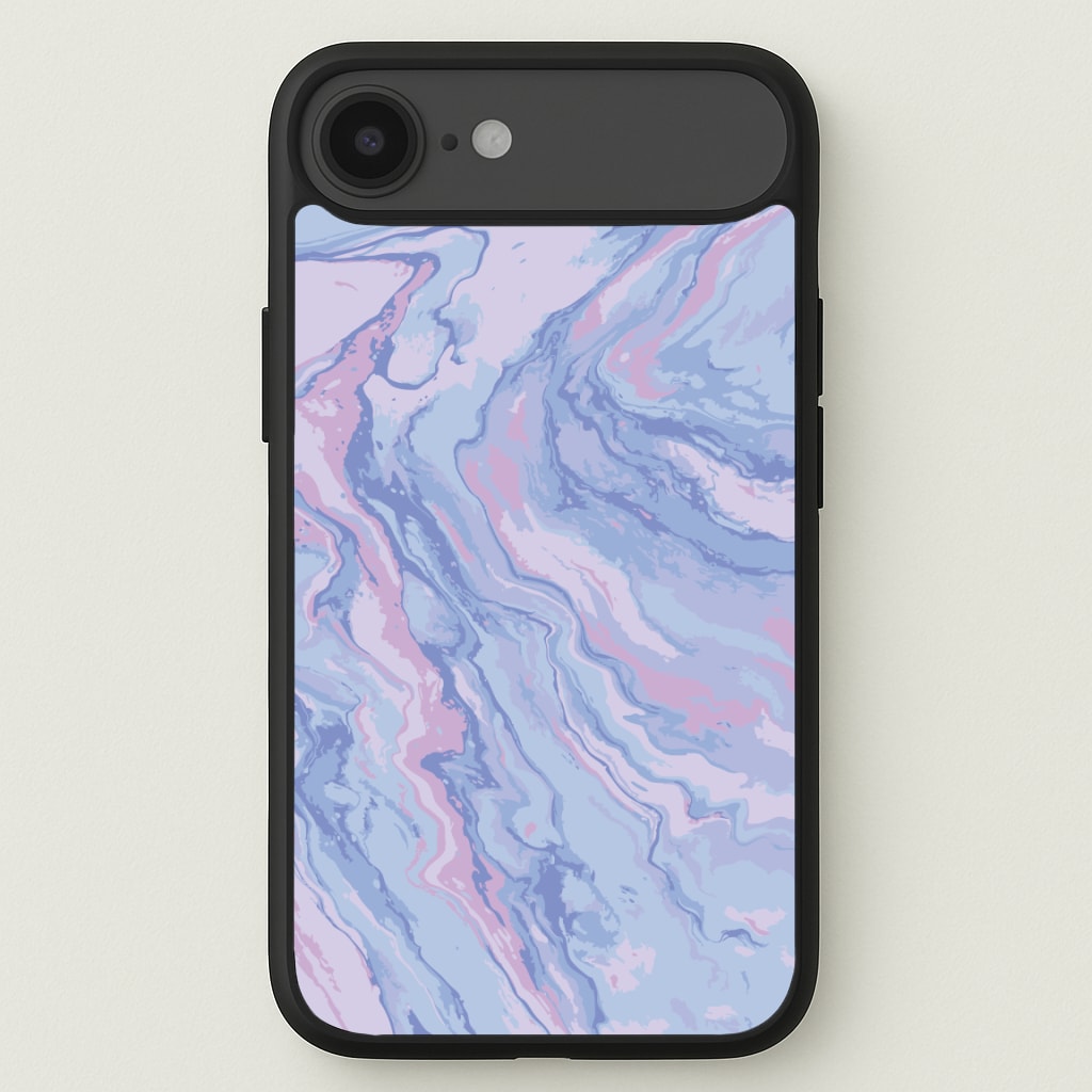 Purple Cloudy Marble Phone Case for iPhone 17 Air