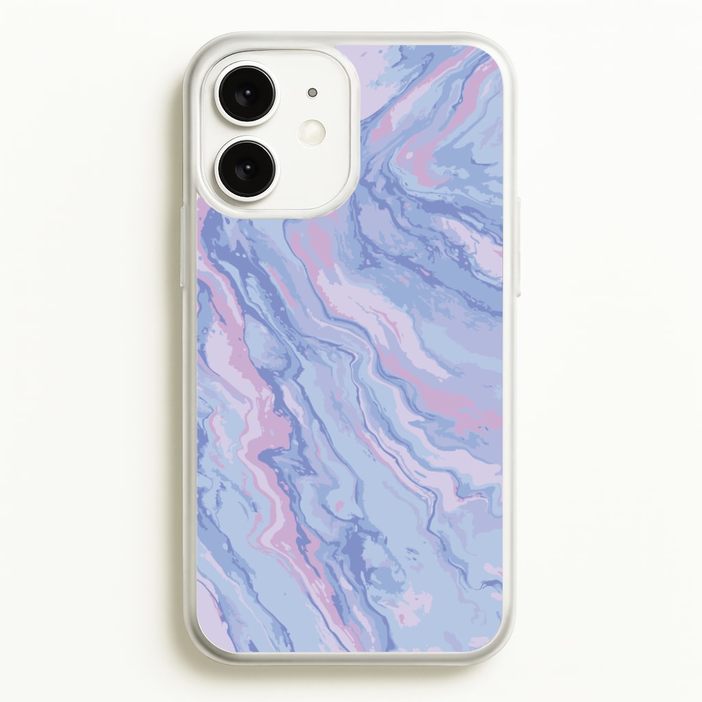 Purple Cloudy Marble - Marble Phone Case for iPhone 11