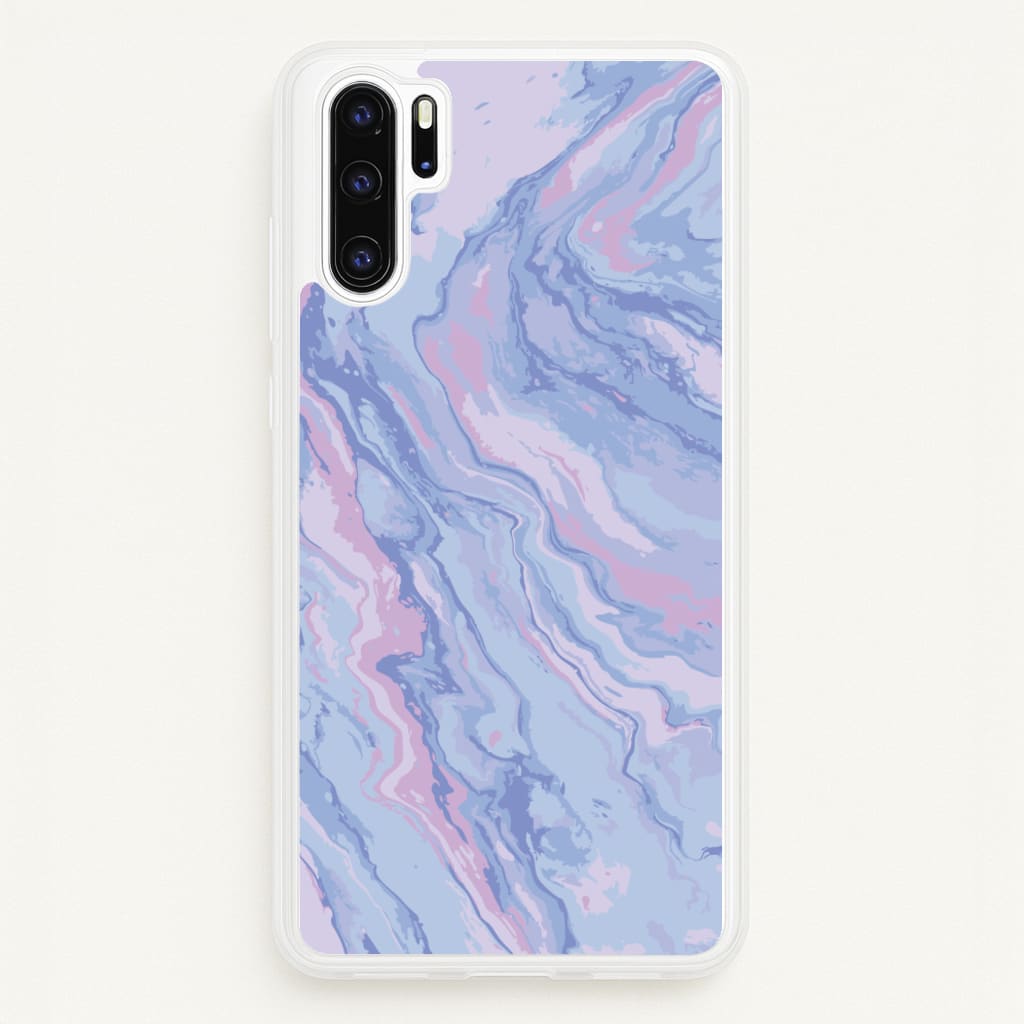 Purple Cloudy Marble - Marble Phone Case for Huawei P30 Pro