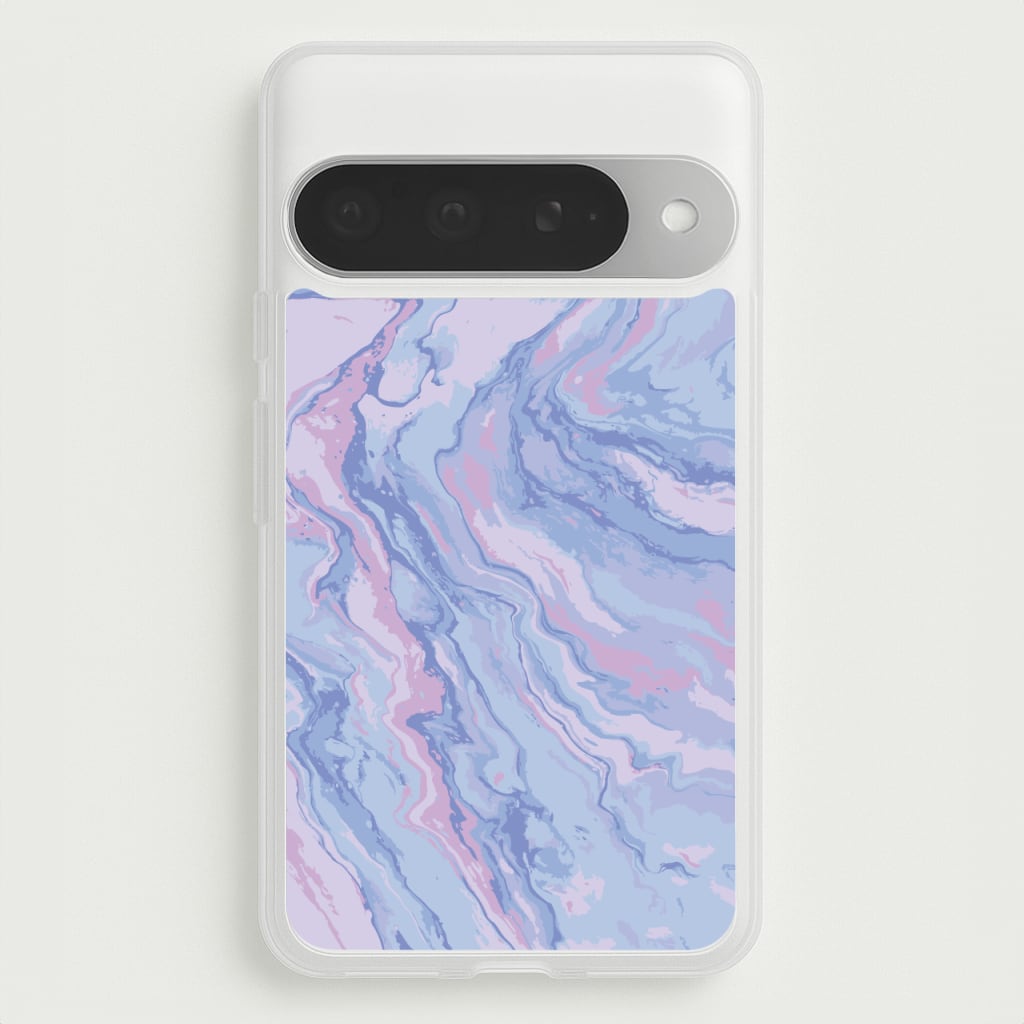 Purple Cloudy Marble Phone Case for Google Pixel 10 Pro XL