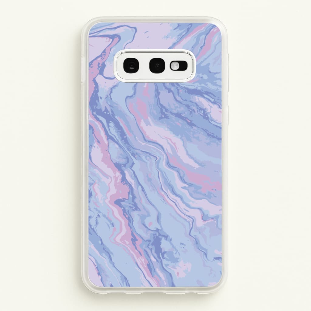 Purple Cloudy Marble - Marble Phone Case for Galaxy S10e