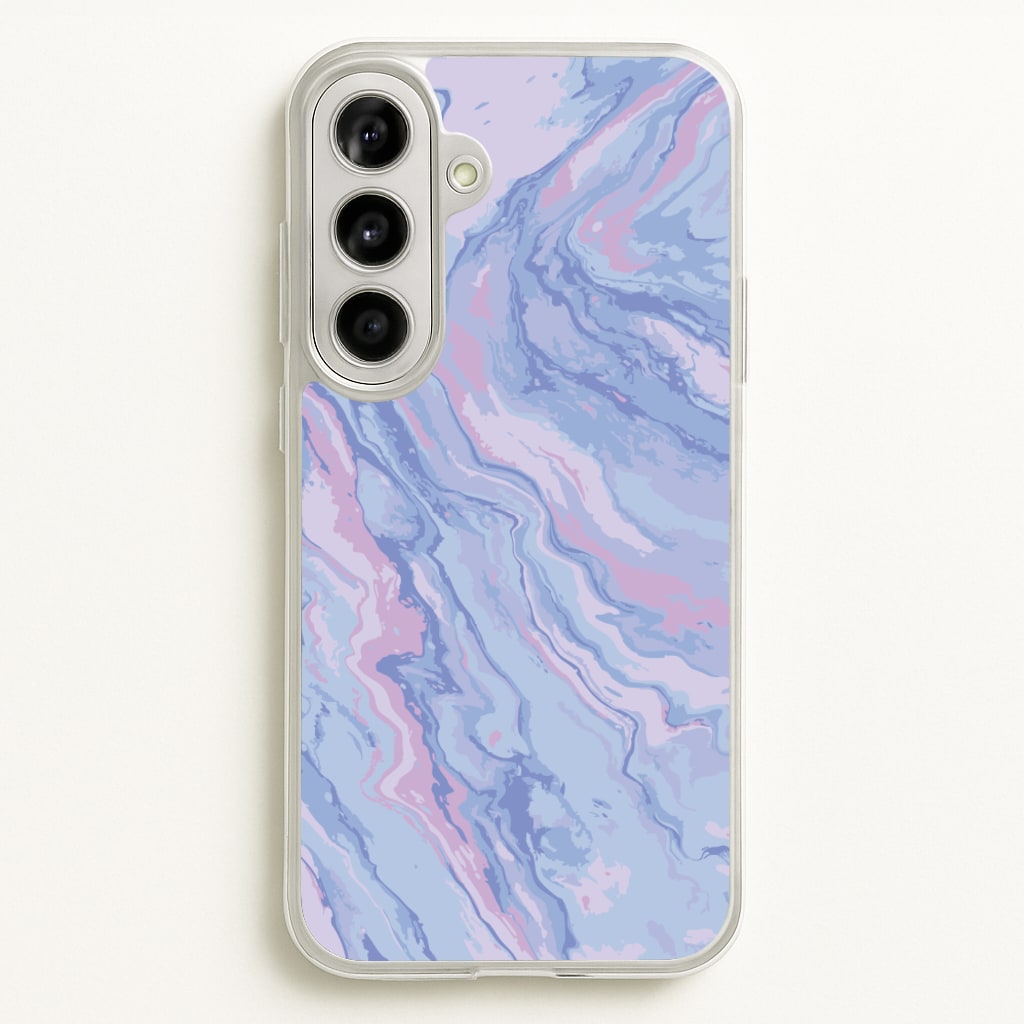 Purple Cloudy Marble - Marble Phone Case for Galaxy A56