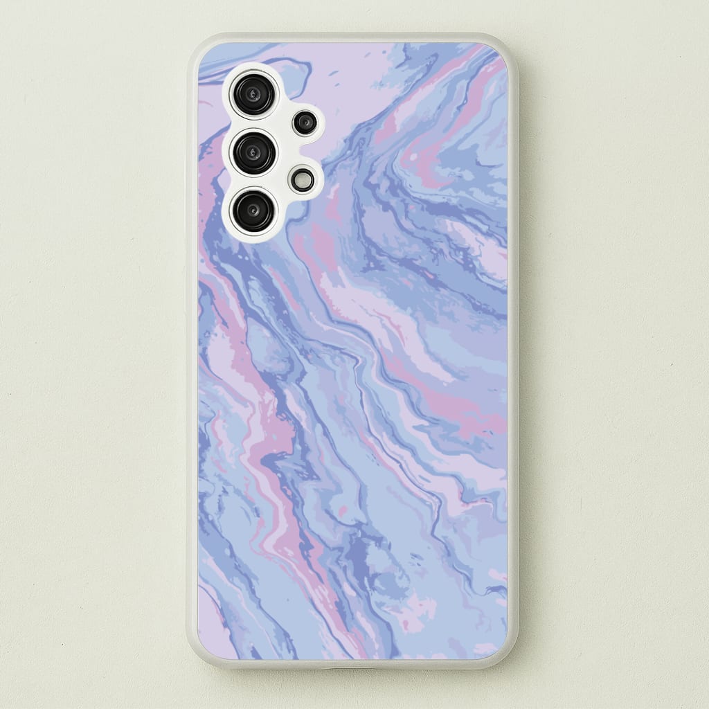 Purple Cloudy Marble - Marble Phone Case for Galaxy A13