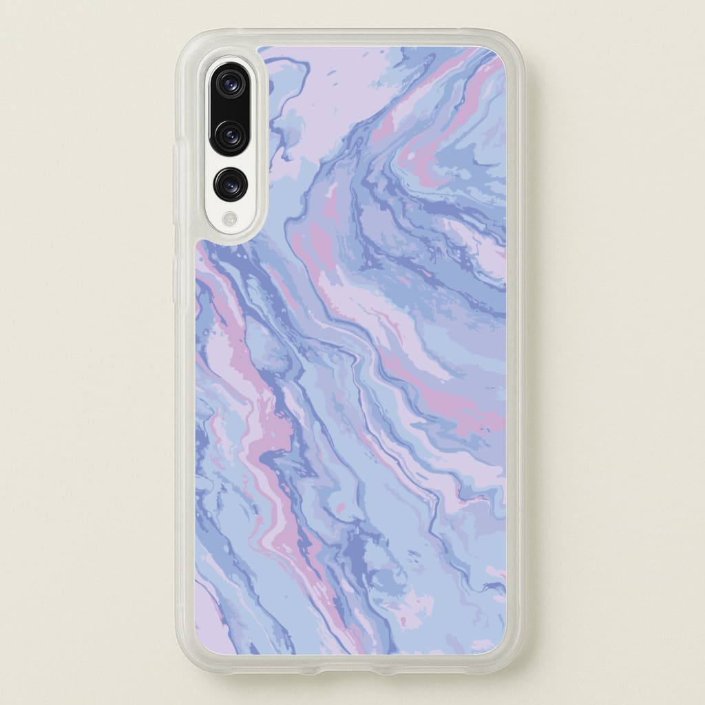 Purple Cloudy Marble - Marble Phone Case for Huawei P20 Pro
