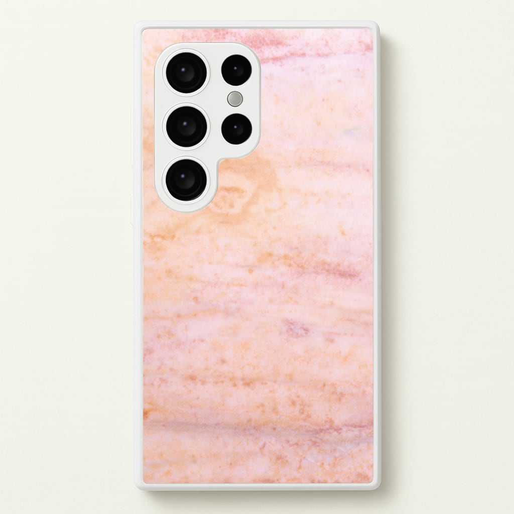 Ombre Rose Gold Marble - Marble Phone Case for Galaxy S24 Ultra