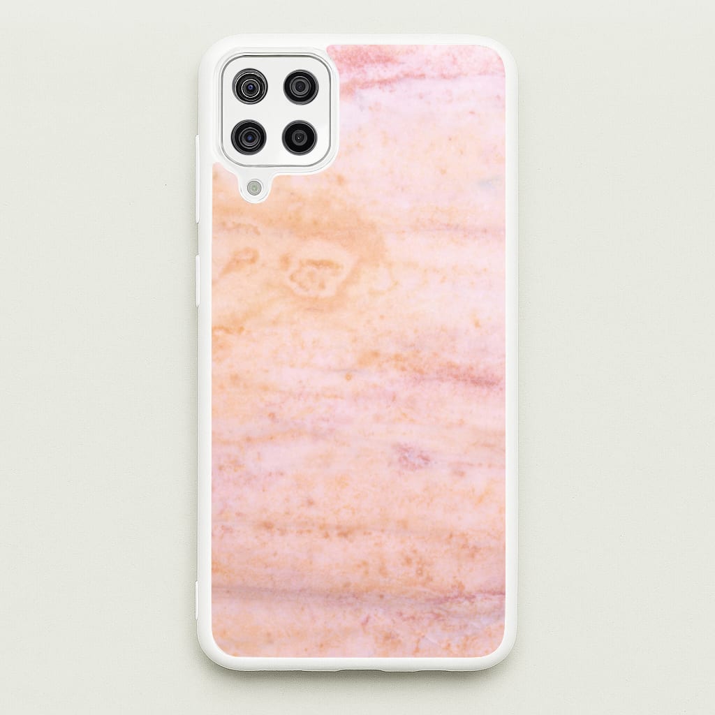 Ombre Rose Gold Marble - Marble Phone Case for Galaxy A12